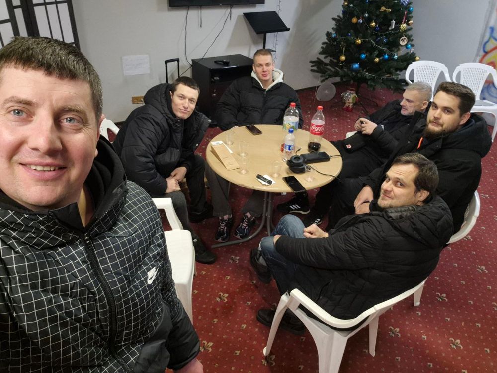 Зустріч домашньої групи взимку