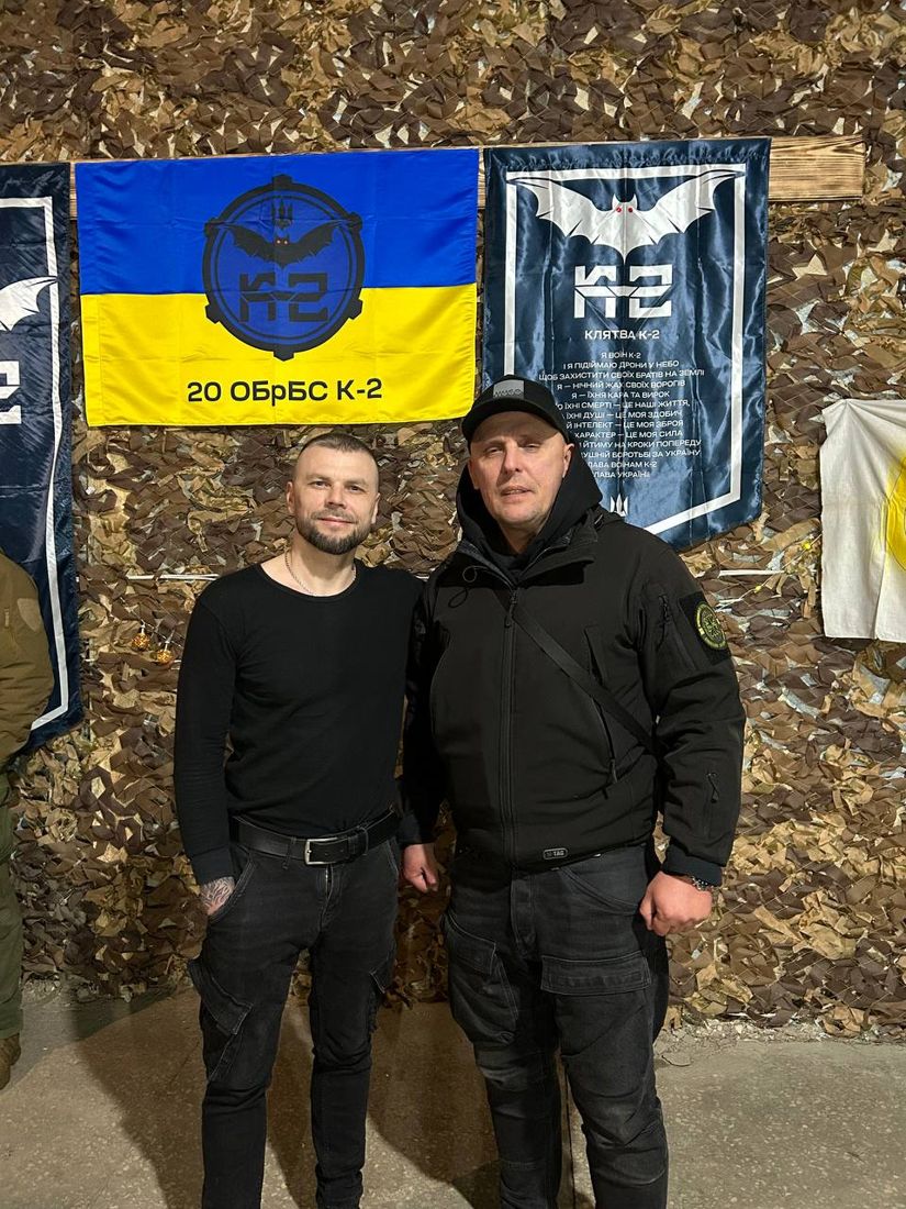 Капелан на зустрічі з підрозділом